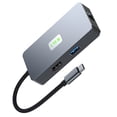 thumbnail image 3 of 6 en 1 USB C Hub Gigabit Ethernet adaptador multipuerto USB C Dock para ordenador portátil y PC, 3 of 8