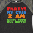 thumbnail image 4 of Inktastic Party at My Crib Boys or Girls Toddler T-Shirt, 4 of 5