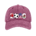 thumbnail image 3 of 2026 Soccer Hat North America World Football Fan BaseballHat USA Canada Mexico Fan Hat, 3 of 6