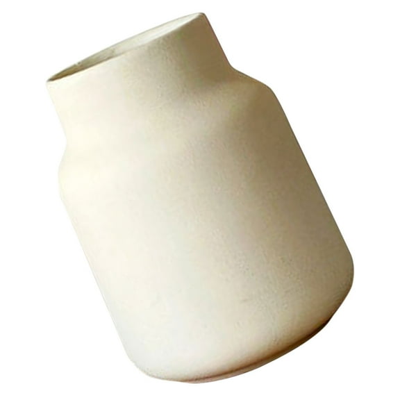 ifundom Modern Flower Vase Ceramic White 1Pack Home Decor