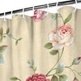 thumbnail image 4 of Waterproof Pioneer Shower Curtain 72x84 Inch Polyester Unique Cute Floral Shower Curtain for Bathroom Hotel Home Decor with 12 Plastic Hooks, 4 of 5