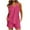 Hot Pink 2, variant on HUJlwoi Women Tank Top Pajama Sets V-Neck Sleeveless Lounge Pj Sets with Shorts Solid Color Summer Ladies Sleepwear Sets