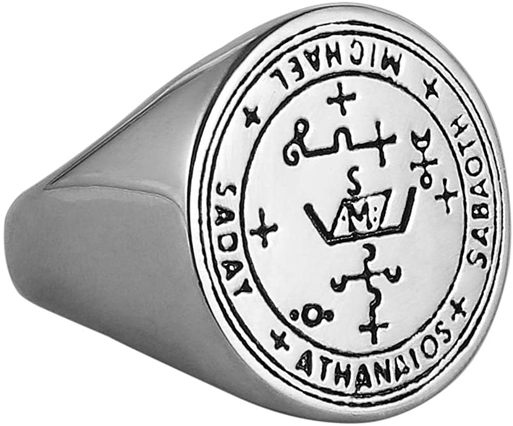 VASSAGO Archangel Michael Necklace – Stainless Steel Protective Talisman Pendant, Spiritual Amulet Gift - View #2