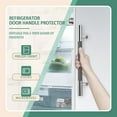 thumbnail image 3 of Refrigerator Handle Covers 3 Sets of 6, Adjustable Non Slip Fridge Door Handle Cover Protector, Appliance Handle Covers for Microwave Dishwasher Cabinet Accessories (Grey), 3 of 7