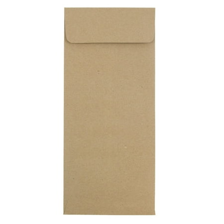 UPC: 0707152641678 | JAM #12 Policy Envelopes  4.8×11  50/Pack  Brown Kraft Recycled