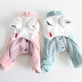 thumbnail image 6 of Eoperou Pet Clothes Cartoon Pattern Anti-fade Fabric Medium Dog Warm Jumpsuit Decor for Outdoor, 6 of 8