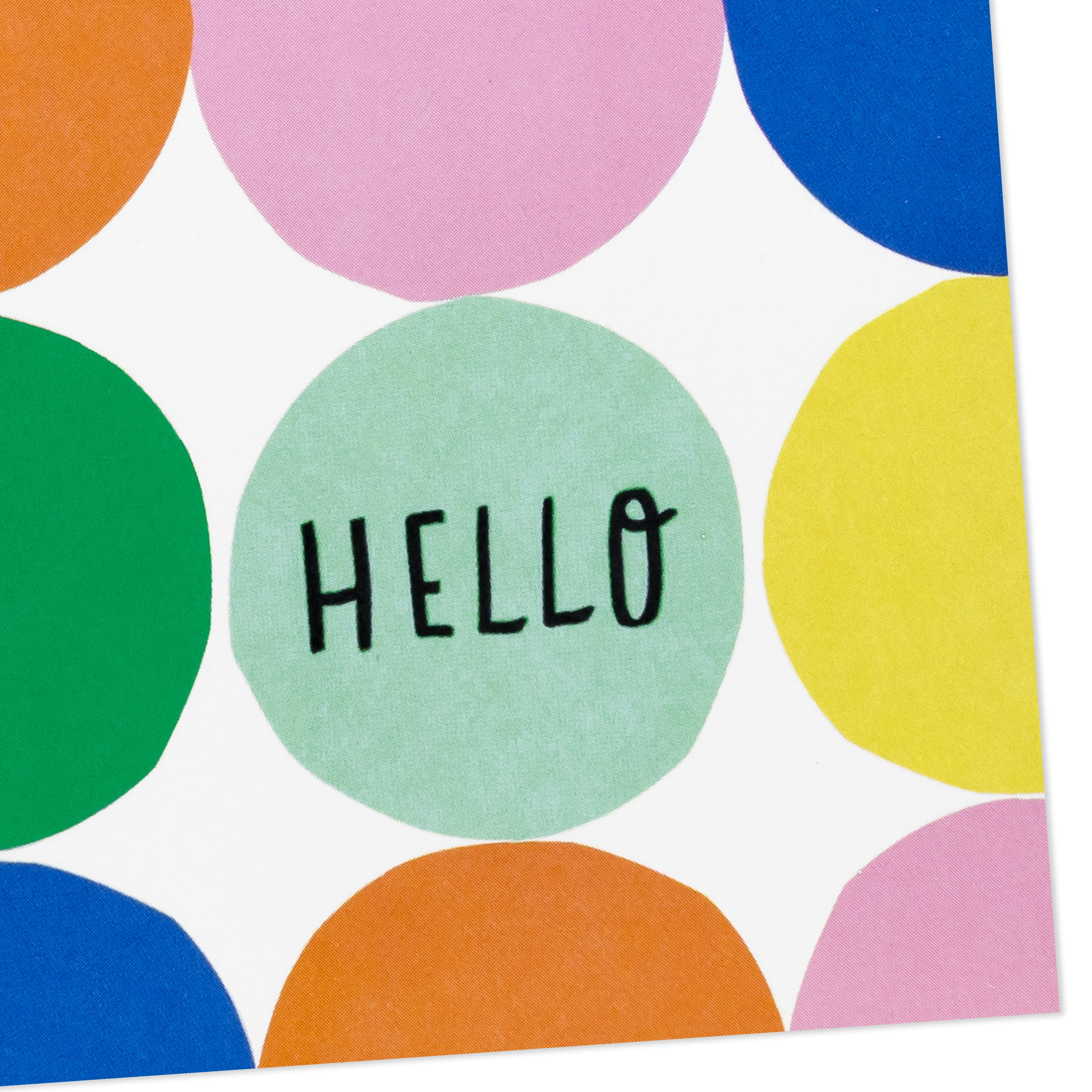 Hallmark Blank Thinking of You Notes (Colorful Circles), 20 Count