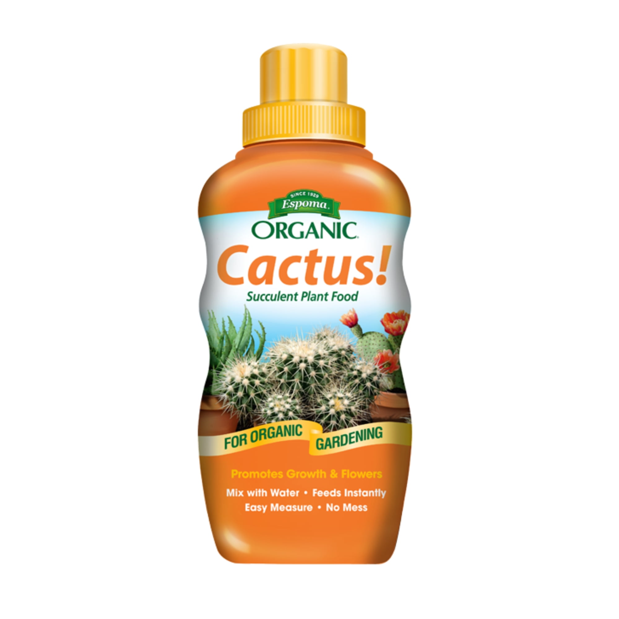 Espoma Organic Cactus! Indoor Plant Food Fertilizer, 8 oz. Concentrate