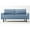 Sky Blue, variant on Koby Home Sectional Sofa Sleeper Couch 3-Seater Sofas 70" Couches for Living Room Sand Beige