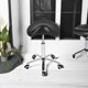 thumbnail image 5 of Sillón con ruedas Antlu, ajustable, hidráulico, negro, 5 of 7