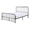 thumbnail image 5 of Ken King Size Metal Bed- Ball Accents on Vertical Slats- Antique Bronze, 5 of 11