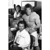 Bill Bixby and Lou Ferrigno in The Incredible Hulk Eric Allan Kramer as Thor 24x36 Poster