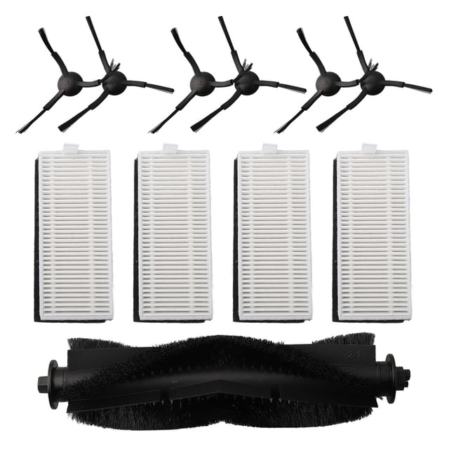 Mosiee Home Sweeper Accessories New Roller Brush Side Brush Filter Kit For Cecotec 7490 Eternal Sweeper