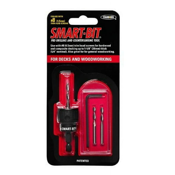 Starborn BDA141 No.8 Trim Head Smart-Bit Pre-drilling & Countersinking Tool