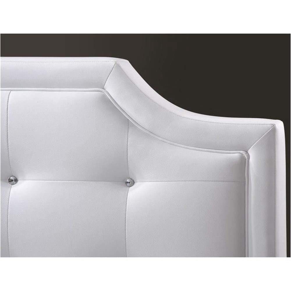 Baxton Studio Carlotta Modern Bed with Upholstered Headboard , Multiple Sizes, Multiple Colors