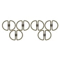 thumbnail image 3 of Llavero Bearachild 6 piezas en forma de U latón tornillo Plata Bronce, 3 of 6