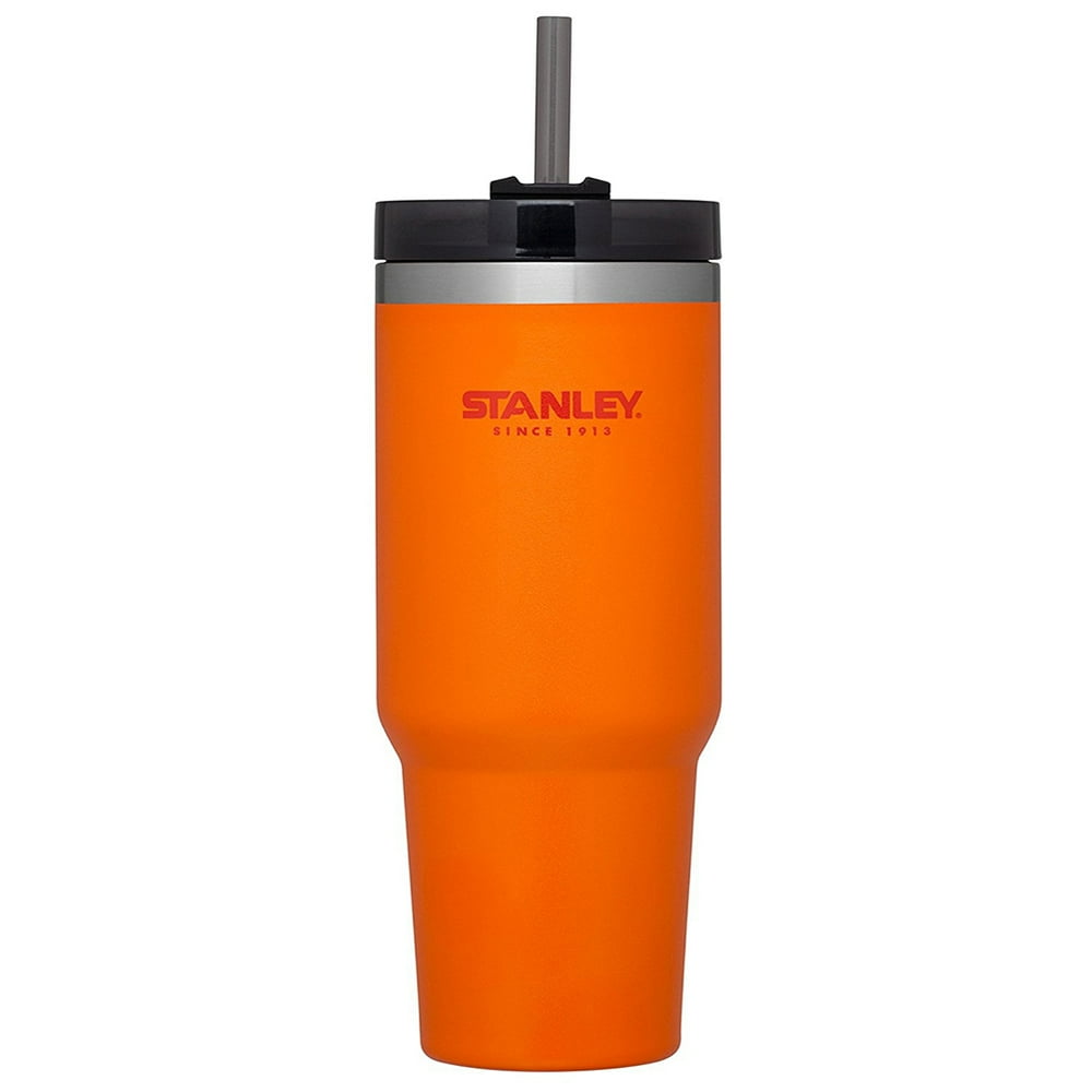 Stanley Adventure Vacuum Quencher 30Oz Signal Orange Unisex 30 Onzas