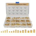 thumbnail image 1 of 330 Pcs Brass Threaded Insert Nuts M2 M3 M4 M5 Female Thread Knurled Nut Inserts Embedment Nut for 3D Printing Part, 1 of 6