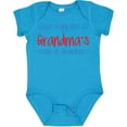 thumbnail image 3 of Inktastic What Happens at Grandma's Boys or Girls Baby Bodysuit, 3 of 5