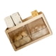 thumbnail image 4 of Caja de almacenamiento para bolsas de té para colgar en la pared, estante multifuncional para cápsulas de café para oficina, despensa, aperitivos, color amarillo, 4 of 8