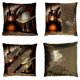 thumbnail image 1 of ABPHQTO American West Rodeo sombrero de vaquero botas Reversible sirena funda de almohada de lentejuelas decoración del hogar funda de cojín 40x40 cm ABPHQTO FishPillow-SL-25-16x16, 1 of 2