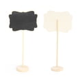 thumbnail image 4 of 10 Sets Plant Label Tag Sign Small Blackboard Message Board Garden Plants DecorationFlower Shape, 4 of 10