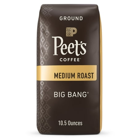 Peet s Coffee Big Bang Ground Coffee  Premium Medium Roast  100% Arabica  10.5 oz