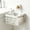 White, variant on Wall Mounted Iron Mesh Storage Basket,No Drill Suction Cup Hanging Organizer,Kitchen Ginger Garlic Vegetable Storage Rack Breathable Drainage Design, Space Saving Wall Storage Solution