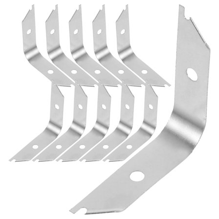 TABLZONE 50Pcs Aluminum Alloy Picture Frame Backing Clips Stable Practical Picture Hanging and Framing Tool