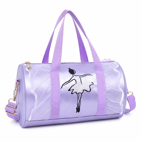 ELORIAH Cute Ballet Dance Bag Tutu Dress Dance Bag Girls Personalized Bag Ballerina Duffle Bag Practical Bag