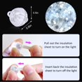 thumbnail image 3 of ZGWJ, 50 miniluces LED blancas con forma de globo, para fiestas, 3 of 6