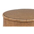 thumbnail image 2 of Bassett Mirror Clary Round Rattan & Glass Cocktail Table in Natural Brown Finish, 2 of 2