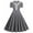 Black formal dresses for women, variant on up to 60% off Gifts Usmixi Formal Dresses for Women Cocktail Party Prom Vintage 1950S Pleated Swing A Line Dresses with Bow V-Neck Short Sleeve Plaid Print Summer Midi Dress Black l