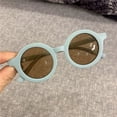 thumbnail image 1 of Gafas de sol para niños, parasol retro, montura redonda, gafas para niños, montura esmerilada coreana, gafas de sol para niños y niñas, 1 of 6