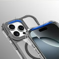 thumbnail image 7 of 3-in-1 for iPhone 15 Magnetic Case, Compatible with Mag-Safe [Anti-Yellowing] with Front PC Protective Frame, Wrist Strap, Military-Grade Protection, Shockproof Slim Phone Case, Black, 7 of 7