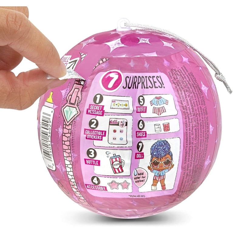 2 Pack - L.O.L. Surprise! Sparkle Series with Glitter Finish and 7