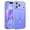 purple, variant on DUEDUE for iPhone 17 Pro Max Case, Compatible with MagSafe, Camera Protection, 15FT Military-Grade Drop Protection, Shockproof Slim Translucent Matte Anti-Slip Phone Case, Black