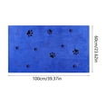 thumbnail image 3 of huayou Waterproof Pet Food Mat, Non-Slip Durable Paw Print Bone Design Easy to Wipe Clean for Dogs and Cats, 3 of 6
