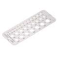 thumbnail image 1 of 1/16-1/2 Pulgadas de Perforació, Medidor de Taladro de Taladro de Tamaño de Acero inoxidable Fácil de Leer Preciso Rápidamete fijo para equivalentes de medicina precisos, 1 of 7