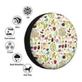 thumbnail image 4 of Naloa Fall Animals PVC Leather Spare Tire Wheel Cover Spare Tire Cover, for Car Truck SUV Camper Trailer Universal Fit(14-17in)-16 inch, 4 of 6