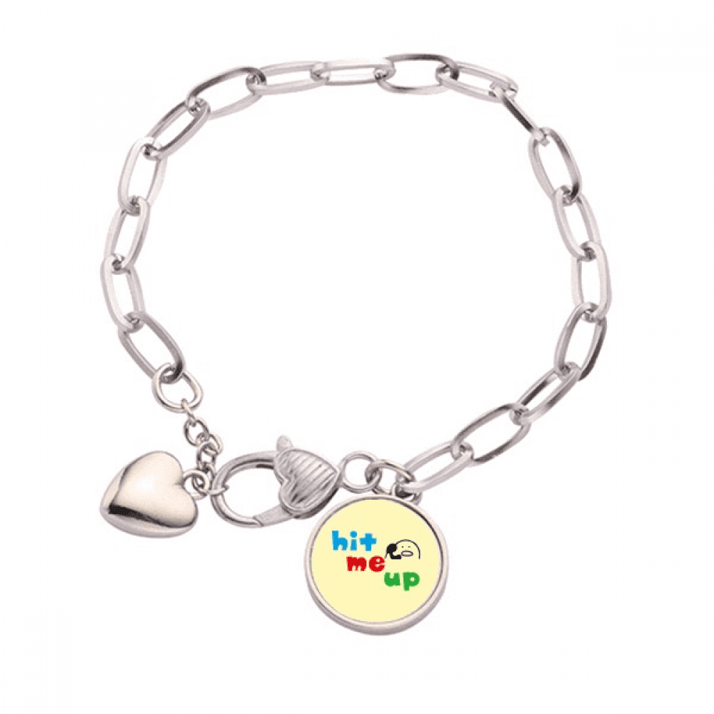 Bracelet Chaîne Cœur Expression Mignonne Mode Bijou Charme Mode