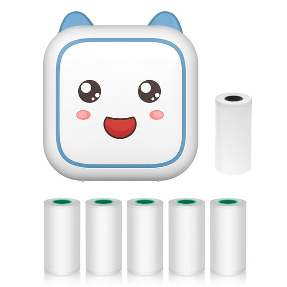 Mini Thermal Printer Multifunction Portable Sticker Maker Instant Photo Inkless Printing Support BT Connection for