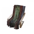 thumbnail image 4 of Rustic Soft Flannel Fleece Blanket, Rusty Old Door of Red Brick Wall House Dirty Doorway Front Exist Retro Textured Art Photo, Cozy Plush for Indoor and Outdoor Use, 50" x 70", Green, by Ambesonne, 4 of 6