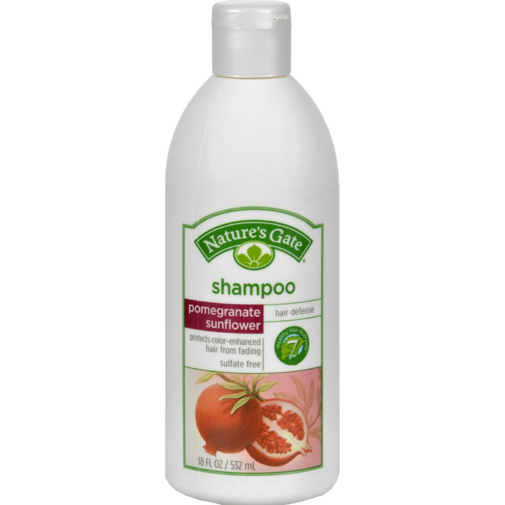 Nature's Gate Shampoo For ColorTreated Hair Pomegranate + Sunflower