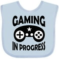 thumbnail image 3 of Inktastic Gaming in Progress Gamer Boys or Girls Baby Bib, 3 of 4