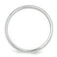 thumbnail image 2 of 14K White Gold Round Wedding Band Sz 5.5, 2 of 4