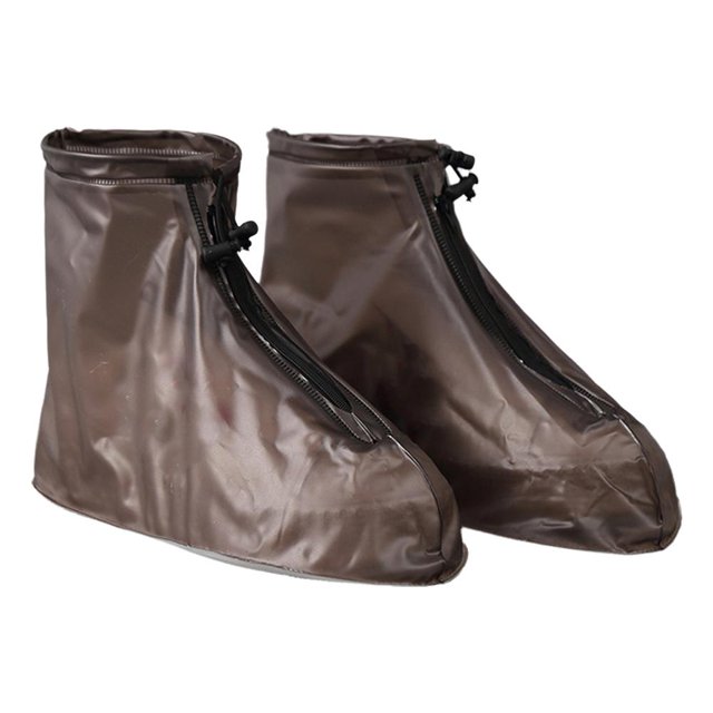 1pcs Shoes Covers For Rain Flats Ankle Boots Cover PVC Reusable Cover D5E7 For Shoes Waterproof Internal Layer With K7A2