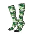 thumbnail image 2 of Fotbe Football 7 print Women's Men's Novelty Crew Socks Cotton Socks Knee High Socks for Walking,Running,Nurses,Pregnancy, 2 of 9