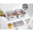 thumbnail image 6 of iDesign Plastic Pantry Storage Bin with Handles - Set of 4 - Gray - Made in USA, 6 of 7