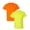 Safety Green-Orange Pack 2, variant on High Visibility Pocket Work T-Shirt DryBlend Hi Vis Short Sleeve Safety Shirt for Men (Safety Orange, M)